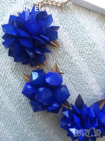 Колие Алина 1 blue, снимка 3 - Колиета, медальони, синджири - 22502426