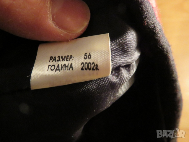 Червена барета, БНА, Българска армия - размер 56 см. Старо военно производство армейска, снимка 2 - Антикварни и старинни предмети - 36063838