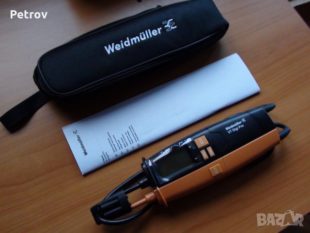 Weidmüller VT Digi Pro Check - ТОП PROFI Уред за измерване на всичко : AC/DC до 1000V, "верига",Fi , снимка 1