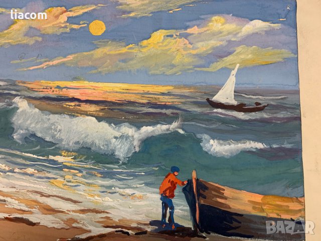 ГЕОРГИ ПЕНЧЕВ пастел/пейзаж голям формат, снимка 3 - Картини - 34673534