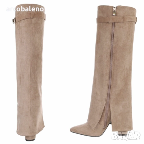 Дамски ботуши на висок ток, 2цвята , снимка 13 - Дамски ботуши - 52036924