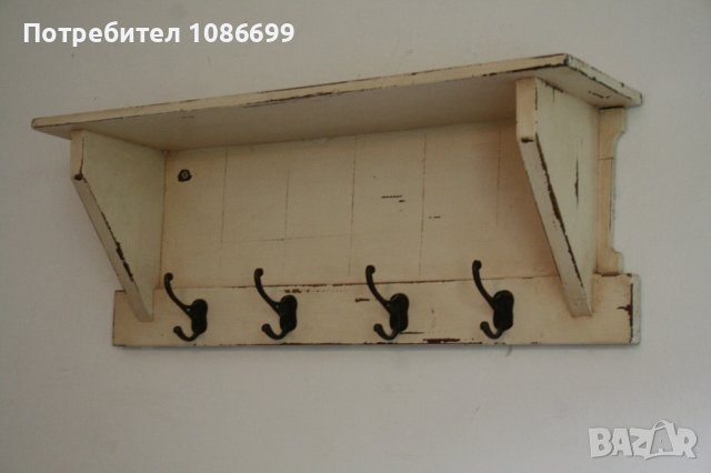 Закачалка Рустик махагон Чакрини, снимка 2 - Закачалки - 41792000