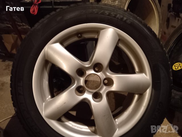 Джанти 5/110/16 с гуми 205/55/16, снимка 2 - Гуми и джанти - 40632641