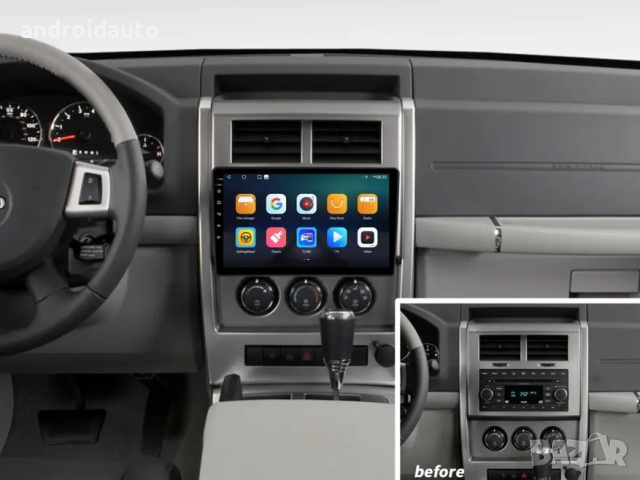 Jeep Liberty/Dodge Nitro 2008-2012, Android Mултимедия/Навигация, снимка 2 - Аксесоари и консумативи - 44629269
