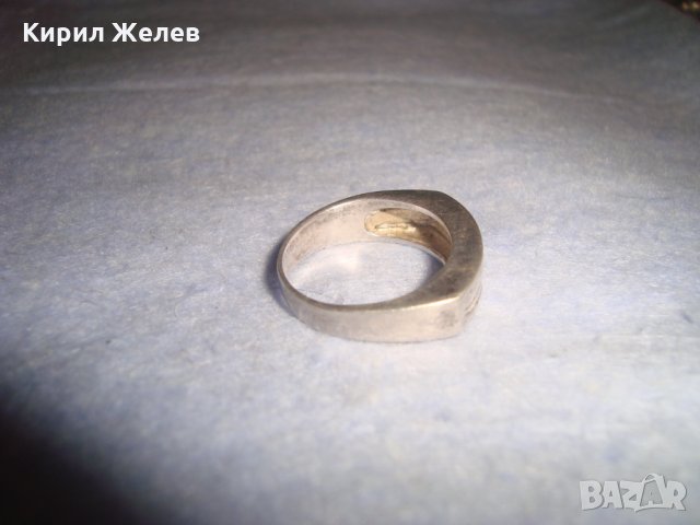SEZGIN СРЕБЪРЕН АРТ ПРЪСТЕН МАРКОВ СЕЗГИН 925 СРЕБРО925 ОКСИДИРАН ЮВЕЛИРНА БУТИКОВА ИЗРАБОТКА 25968, снимка 7 - Пръстени - 35950931
