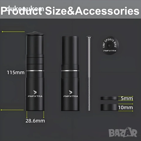 Лапа за велосипед, 210 мм, адаптер за повдигане на кормилото на велосипед, снимка 5 - Аксесоари за велосипеди - 53094929