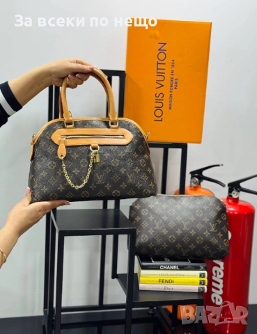 Louis Vuıtton | Ever More MM Комплект Дамска Чанта И Несесер Код SK1005, снимка 3 - Чанти - 53761250