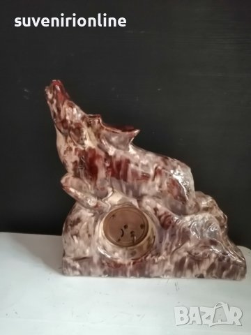 стара керамична статуетка елен, снимка 2 - Статуетки - 40591105