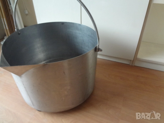 Голям неръждаем Казан ( бака ), снимка 4 - Съдове за готвене - 52596282