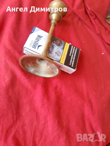 Трети райх страхотен свещник на винт , снимка 4 - Антикварни и старинни предмети - 51118841