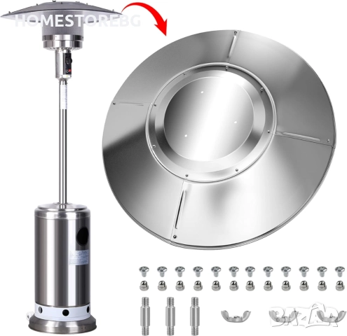 Външен газов отоплител тип гъба 13KW, снимка 2 - Отоплителни печки - 52739256
