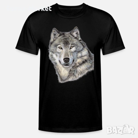 Тениска с Вълк , Мъжка , дамска и детска тениска , тениски , снимка 2 - Тениски - 53698233