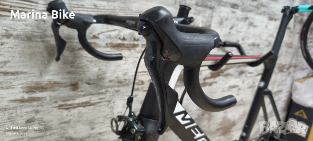 Карбонов шосеен велосипед без капли Merida Reacto 6000 Dura-Ace | L, снимка 14 - Велосипеди - 53294537