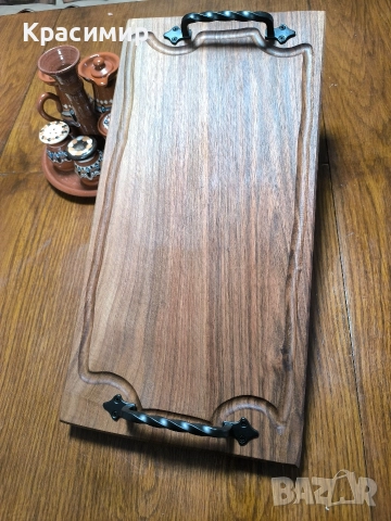 Орехови Дъски и Плата за Мезета, снимка 8 - Аксесоари за кухня - 49214477