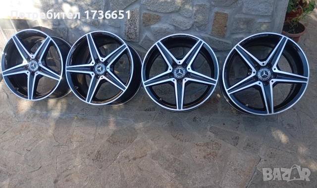 18"Оригинални Джанти AMG Мерцедес W205 Спорт Пакет, снимка 5 - Гуми и джанти - 52270705