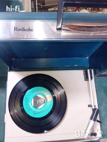 Грамофон куфар radiola, снимка 3 - Грамофони - 49782680