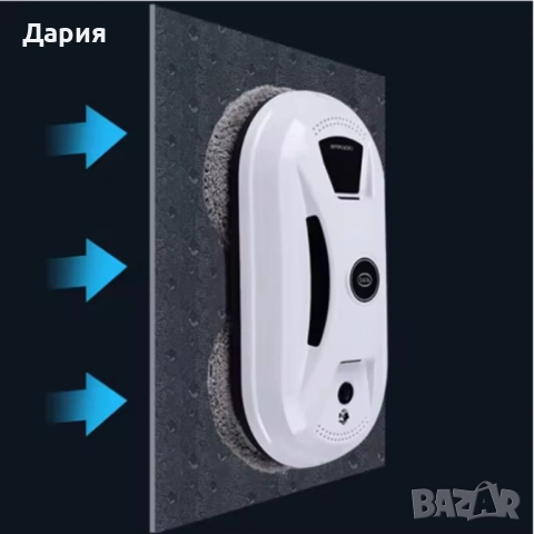 Интелигентен робот за почистване на прозорци с двойни въртящи се падове 