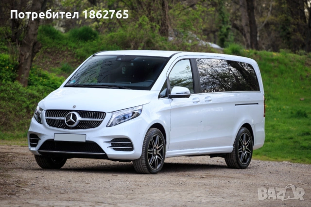 Луксозни бусове под наем Мercedes V-class с шофьор, снимка 4 - Транспортни услуги - 53847654