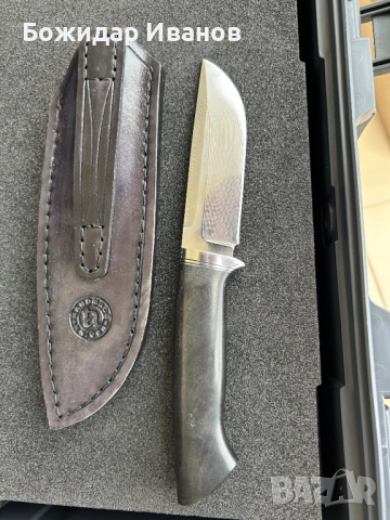 Продавам ловен нож на български майстор , снимка 2 - Ножове - 52179718