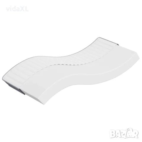 vidaXL Матрак от пяна, средномек, 90x190 см, единичен размер（SKU: 373019）