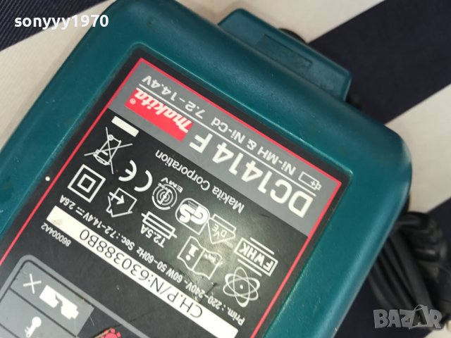 MAKITA 7,2-14,4V ЗАРЯДНО ЗА БАТЕРИЙ ОТ ШВЕЦИЯ 1709231255, снимка 6 - Други инструменти - 42219533