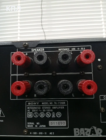 Усилвател SONY TA-F 310 + дистанционно управление , снимка 8 - Ресийвъри, усилватели, смесителни пултове - 53721683