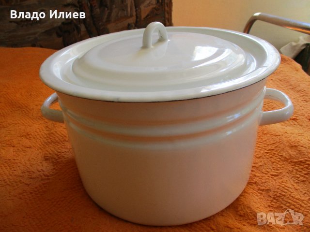 Тенджери 3 броя с различен размер нови емайлирани, снимка 2 - Съдове за готвене - 30868291