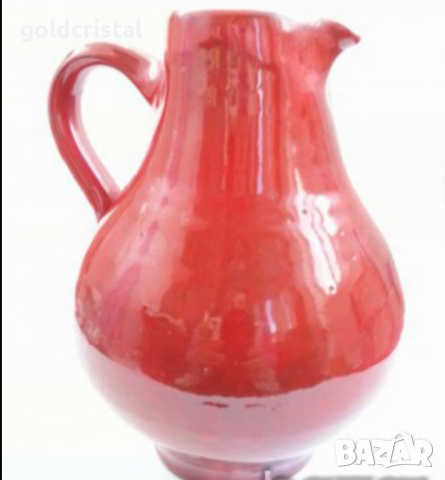 Керамична кана 20см, снимка 3 - Антикварни и старинни предмети - 16312909