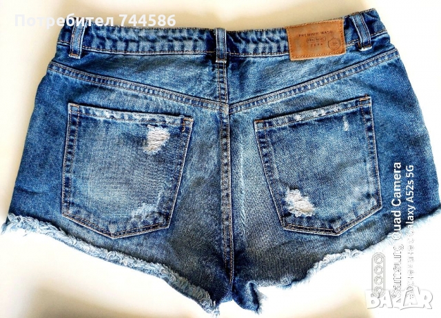 2 бр.къси дънкови панталони, снимка 7 - Къси панталони и бермуди - 36091915