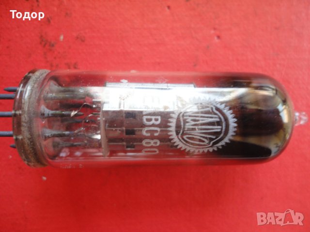 Радиолампа Valvo EABC80, снимка 2 - Друга електроника - 41661320