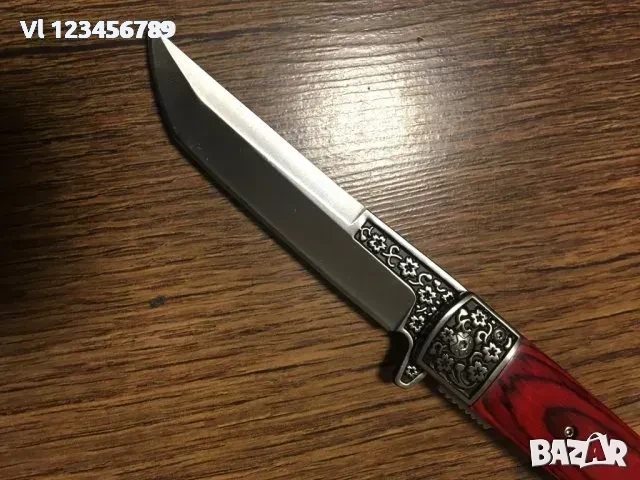 Нож,сгъваем, 105х230 полуавтоматичен, снимка 3 - Ножове - 52257603