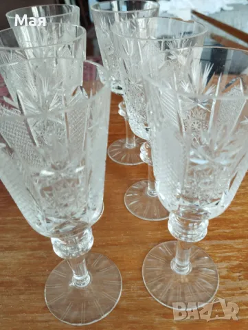 Кристални чаши за ракия, снимка 18 - Чаши - 50370355