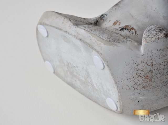 Декоративна кашпа скулптура / Градинска кашпа с формата на мъжки бюст, снимка 10 - Саксии и кашпи - 40513103