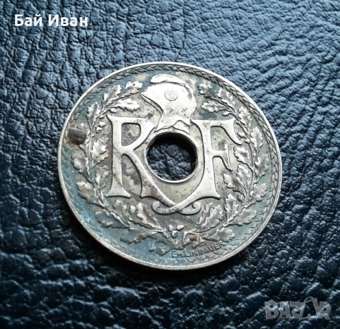 Стара монета 10 сантима 1939 г. Франция - топ !, снимка 10 - Нумизматика и бонистика - 42211418