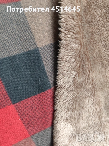 Шал, двоен, двулицев,кръг 140 см., снимка 3 - Шалове - 51161601