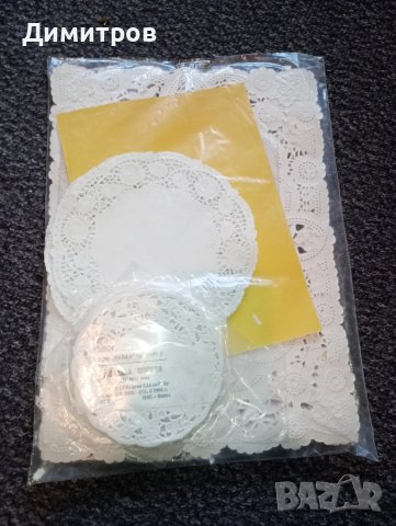 Комплект дантелени салфетки от 1985, снимка 2 - Други - 44585466