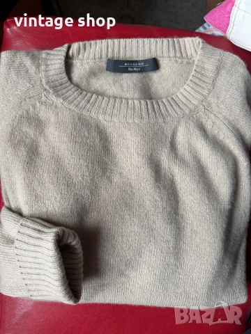 Кашмирен пуловер Weekend Max Mara, размер M/L, снимка 5 - Пуловери - 56268501