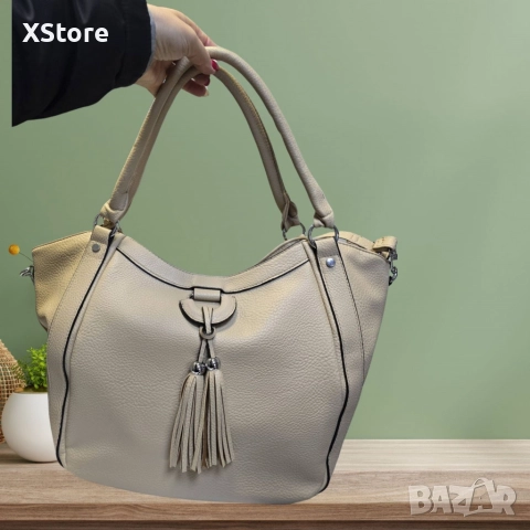 Ежедневна дамска чанта тип торба, снимка 2 - Чанти - 52584765