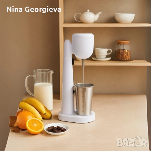 Стоящ фрапе миксер Muhler FMX-277S, 100W, Метална чаша, снимка 4 - Чаши - 51991029