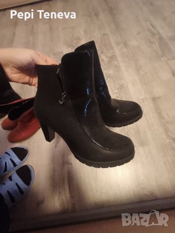 зимни ботушки с токчета 5 см..., снимка 12 - Дамски ботуши - 44371697