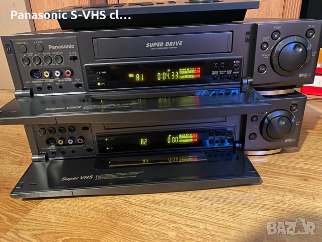 Panasonic NV-HS900 Super-VHS recorder set 2 броя, снимка 11 - Плейъри, домашно кино, прожектори - 44465385