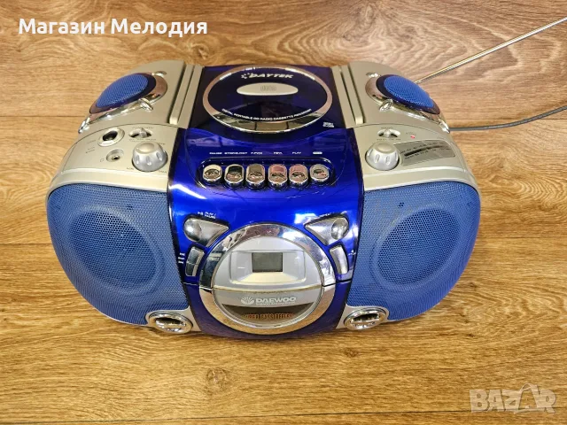 Радиокасетофон с CD Daewoo Daytek DRD-S19 – Много добро състояние!, снимка 5 - Радиокасетофони, транзистори - 55831006