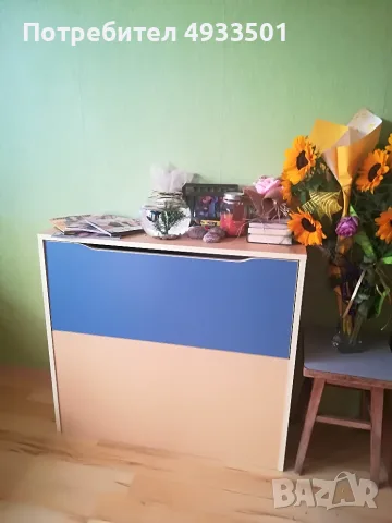Еденично детско легло с 2 чекмеджета +ракла и бюро, снимка 2 - Мебели за детската стая - 55879349
