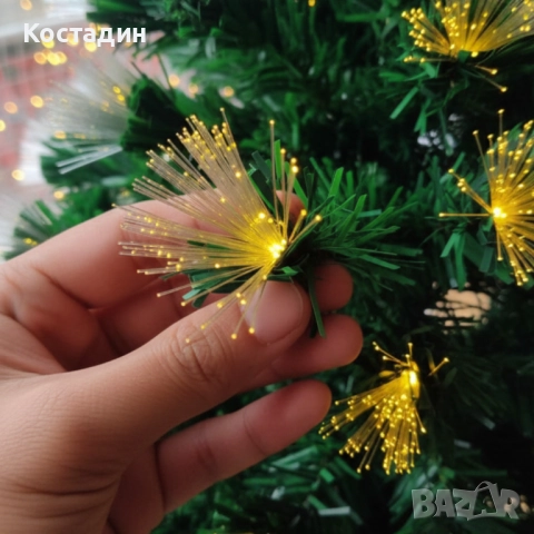 Коледна елха с вградени светлини - магията на Коледа - 150см, снимка 2 - Други - 52448956