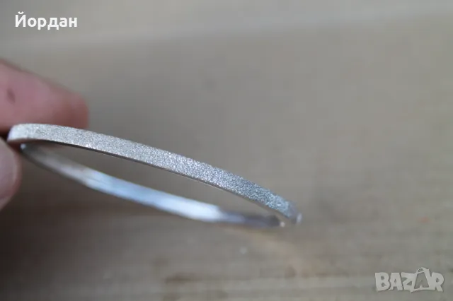 Дамска сребърна гривна , снимка 2 - Гривни - 47812775