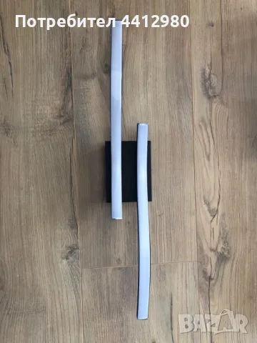 LED плафониера ROUTE 2X5W черен, снимка 2 - Лампи за таван - 50058783