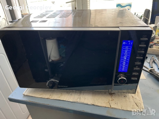 Микровълнова фурна SilverCrest използвана, снимка 2 - Микровълнови - 53824096