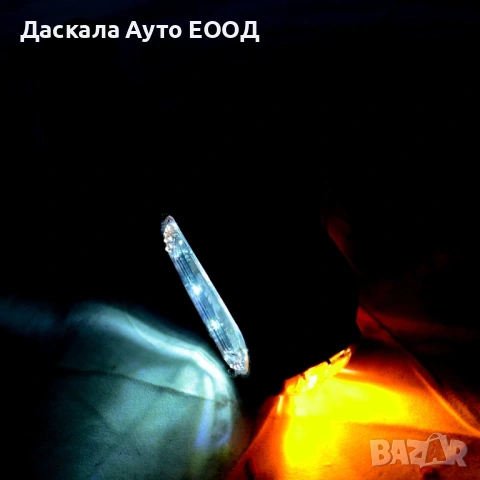 1 бр. ЛЕД LED НЕОН рогчета, габарити , жълто/бяло/червено , 12-24V, снимка 3 - Части - 53785600