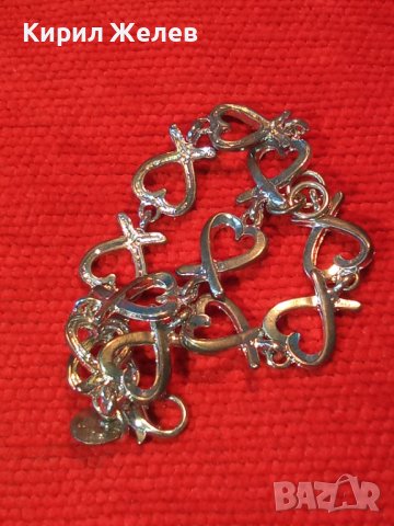 ШАРМАНТНА ДИЗАЙНЕРСКА ПОСРЕБРЕНА АРТ ГРИВНА от БЛАГОРОДНА СТОМАНА с ПЕЧАТ 925 За ПОСРЕБРЯВАНЕ 38734, снимка 3 - Гривни - 41741242