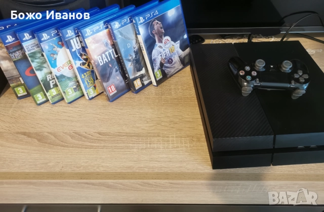 Playstation 4 Fat, с 8 игри.  500GB, снимка 2 - PlayStation конзоли - 52507218
